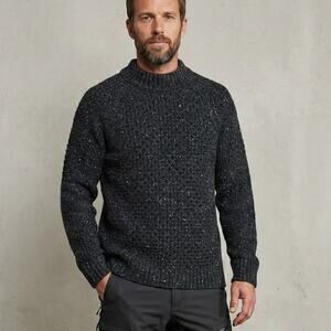 VOLLEBAK Nomad Sweater Heavy knit Cashmere Lambswool Size Medium